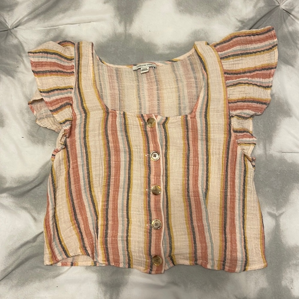 Women’s American Eagle Blouse Cropped Top